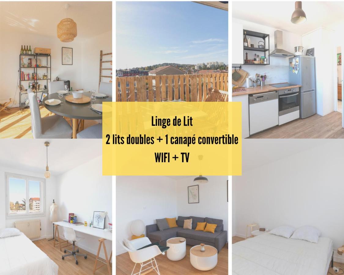 Cabana & Grand Appartement Cosy - Parking & Balcon Villefranche-sur-Saône Exterior foto